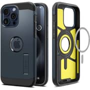 Spigen Tough Armor MagFit Case Metal Slate For iPhone 15 Pro Max