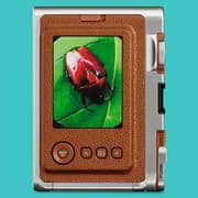 Fujifilm Instax Mini Evo Instant Film Camera Brown