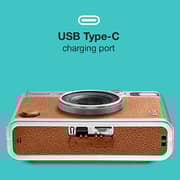 Fujifilm Instax Mini Evo Instant Film Camera Brown