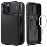 Spigen Optik Armor MagFit Case Black iPhone 15 Pro Max