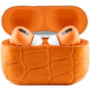Merlin Craft 92026 AirPods Pro Gen 2C Leather Alligator Orange