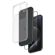 Smartix Tempered Glass + Case Black iPhone 15 Pro Premium Bundle
