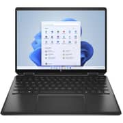 HP Spectre x360 2-in-1 Convertible (2023) Laptop - 13th Gen / Intel Core i7-1355U / 13.5inch WUXGA+ / 1TB SSD / 16GB RAM / Shared Intel Iris Xe Graphics / Windows 11 Home / English & Arabic Keyboard / Nightfall Black / Middle East Version - [14-EF2000NE]