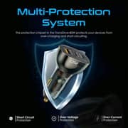 Promate Car Charger Black/Transparent