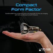 Promate Car Charger Black/Transparent