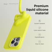 Elago Silicone Case Neon Yellow iPhone 15 Pro Max