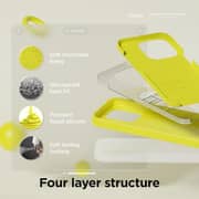 Elago Silicone Case Neon Yellow iPhone 15 Pro Max