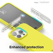 Elago Silicone Case Neon Yellow iPhone 15 Pro Max