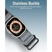 Moxedo Tactical Sports Rugged Apple Watch Strap 19.5cm Grey