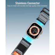 Moxedo Tactical Sports Rugged Apple Watch Strap 19.5cm Grey