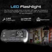 Promate Car Jump Starter Power Bank 20000mAh Black SPARKTANK-20