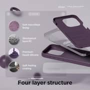 Elago Silicone Case Deep Purple iPhone 15 Pro Max