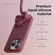 Elago Silicone Case Burgundy iPhone 15 Pro Max