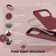 Elago Silicone Case Burgundy iPhone 15 Pro Max