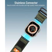 Moxedo Tactical Sports Rugged Apple Watch Strap 19.5cm Military Green