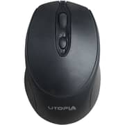 Utopia Wireless Rechargeable Mouse Black