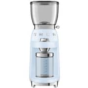 Smeg Espresso Coffee Machine Pastel Blue ECF01PBUK + CGF01PBUK Coffee Grinder + MFF11PBUK Milk Frother