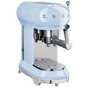 Smeg Espresso Coffee Machine Pastel Blue ECF01PBUK + CGF01PBUK Coffee Grinder + MFF11PBUK Milk Frother