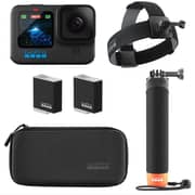 Go Pro Hero 12 Black Action Camera + Floating Handgrip + HeadStrap + Enduro Battery + Case