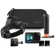 Go Pro Hero 12 Black Action Camera + Floating Handgrip + HeadStrap + Enduro Battery + Case