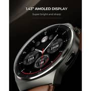Aukey Ultra 36.3mm AMOLED Display, Fitness Tracking & Sleep Monitor, Smartwatch, Grey