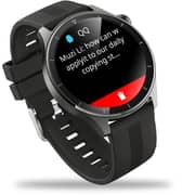 Aukey Pro 36.8mm High-Resolution Display, Multi-Sport Tracking & Sleep Monitor, Smartwatch, Grey