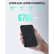 Aukey Wireless Power Bank 6700mAh Grey PB-MS01