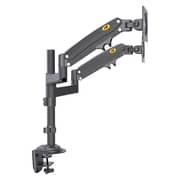 NB Dual Monitor Desk Mount Black