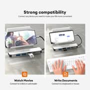 Helix 5-In-1 USB-C Hub 163mm Silver