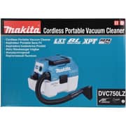 Makita DVC750LZX1 - 18V Blue Wet & Dry Vacuum, Brushless (Tool Only)