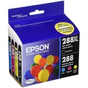 Epson 288/288XL Durabrite Ultra Ink Cartridges High Capacity 4 Pack - T288XL-BCS