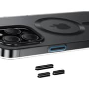 Green Lion Matte MagSafe Back Case Clear/Black iPhone 15 Pro Max