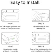 Ez Tempered Glass Screen Protector Kit Clear iPhone 15 Pro