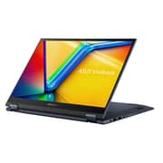 Asus Vivobook S 14 Flip 2-in-1 (2022) Laptop - 12th Gen / Intel Core i7-12700H / 14inch WUXGA / 512GB SSD / 16GB RAM / Shared Intel Iris Xe Graphics / English & Arabic Keyboard / Windows 11 Home / Quiet Blue / Middle East Version - [TP3402ZA-LZ409W]