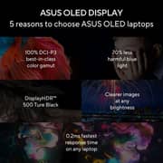 Asus Zenbook 14 Flip OLED 2-in-1 (2023) Laptop - 13th Gen / Intel Core i7-1360P / 14inch 2.8K / 1TB SSD / 16GB RAM / Shared Intel Iris Xe Graphics / Windows 11 Home / English & Arabic Keyboard / Ponder Blue / Middle East Version - [UP3404VA-OLEDI7B]