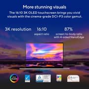 Asus Zenbook 14 Flip OLED 2-in-1 (2023) Laptop - 13th Gen / Intel Core i7-1360P / 14inch 2.8K / 1TB SSD / 16GB RAM / Shared Intel Iris Xe Graphics / Windows 11 Home / English & Arabic Keyboard / Ponder Blue / Middle East Version - [UP3404VA-OLEDI7B]