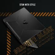 Asus TUF F15 Gaming (2021) Laptop - 11th Gen / Intel Core i7-11800H / 15.6inch FHD / 512GB SSD / 8GB RAM / 4GB NVIDIA GeForce RTX 3050 Ti Graphics / Windows 11 Home / English & Arabic Keyboard / Graphite Black / Middle East Version - [FX506HE-HN018W]