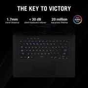 Asus ROG Zephyrus M16 Gaming (2023) Laptop - 13th Gen / Intel Core i9-13900H / 16inch WQXGA / 1TB SSD / 32GB RAM / 12GB NVIDIA GeForce RTX 4080 Graphics / Windows 11 Home / English & Arabic Keyboard / Off Black / Middle East Version - [GU604VZ-N4055W]