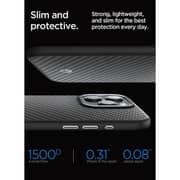 Spigen Enzo Aramid Fiber MagFit Case Matte Black iPhone 15 Pro
