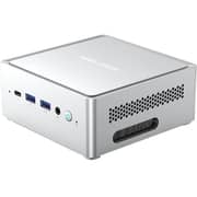 Minisforum Mini (2022) Desktop PC - 12th Gen / Intel Core i5-12450H / 512GB SSD / 16GB RAM / Shared Intel UHD Graphics / Windows 11 Pro / Silver / Middle East Version – [NAB-5]