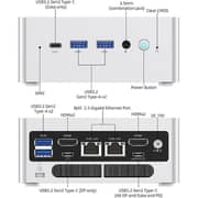 Minisforum Mini (2022) Desktop PC - 12th Gen / Intel Core i5-12450H / 512GB SSD / 16GB RAM / Shared Intel UHD Graphics / Windows 11 Pro / Silver / Middle East Version – [NAB-5]
