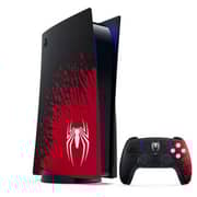 Sony PlayStation 5 Disc Console Black/Red - Middle East Version with Marvel's Spider-Man 2 Limited Edition Bundle