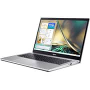 Acer Aspire 3 A315 Notebook Laptop - 11th Gen / Core i7-1165G7 / 15.6inch FHD / 512GB SSD / 16GB RAM / Intel Iris Xe Graphics / Windows 11 / English & Arabic Keyboard / Pure Silver / Middle East Version - NX.ADDEM.01B