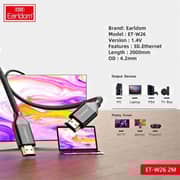 Earldom 4K HDMI Cable 3m Black