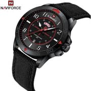 Naviforce NF9204-BLKRED Men's Watch