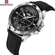 Naviforce NF9204-BLKSLVR Men's Watch