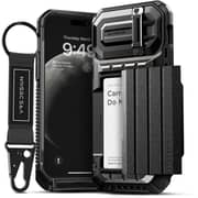 VRS Design Damda Glide Case Black iPhone 15 Pro Max