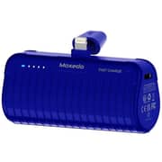 Moxedo Capsule Mini Power Bank 5000mAh Blue MX-CPB026-BL