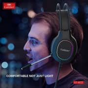 Earldom B03 Wired Over Ear Gaming Headset Black