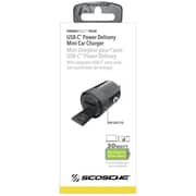 Scosche Powervolt USB-C Mini Car Charger Black